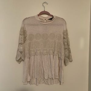Boho lace top